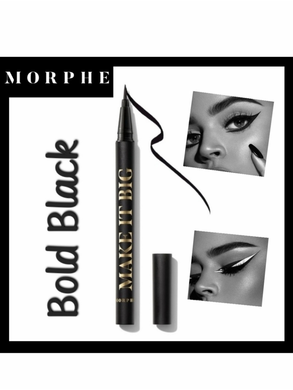Make It Big Brush-Tip Liquid Liner | Bold Black | Brand New in Box | Authentic